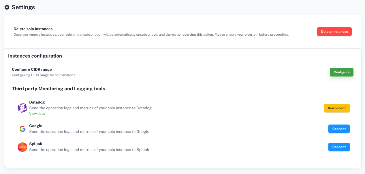 solo-settings-page